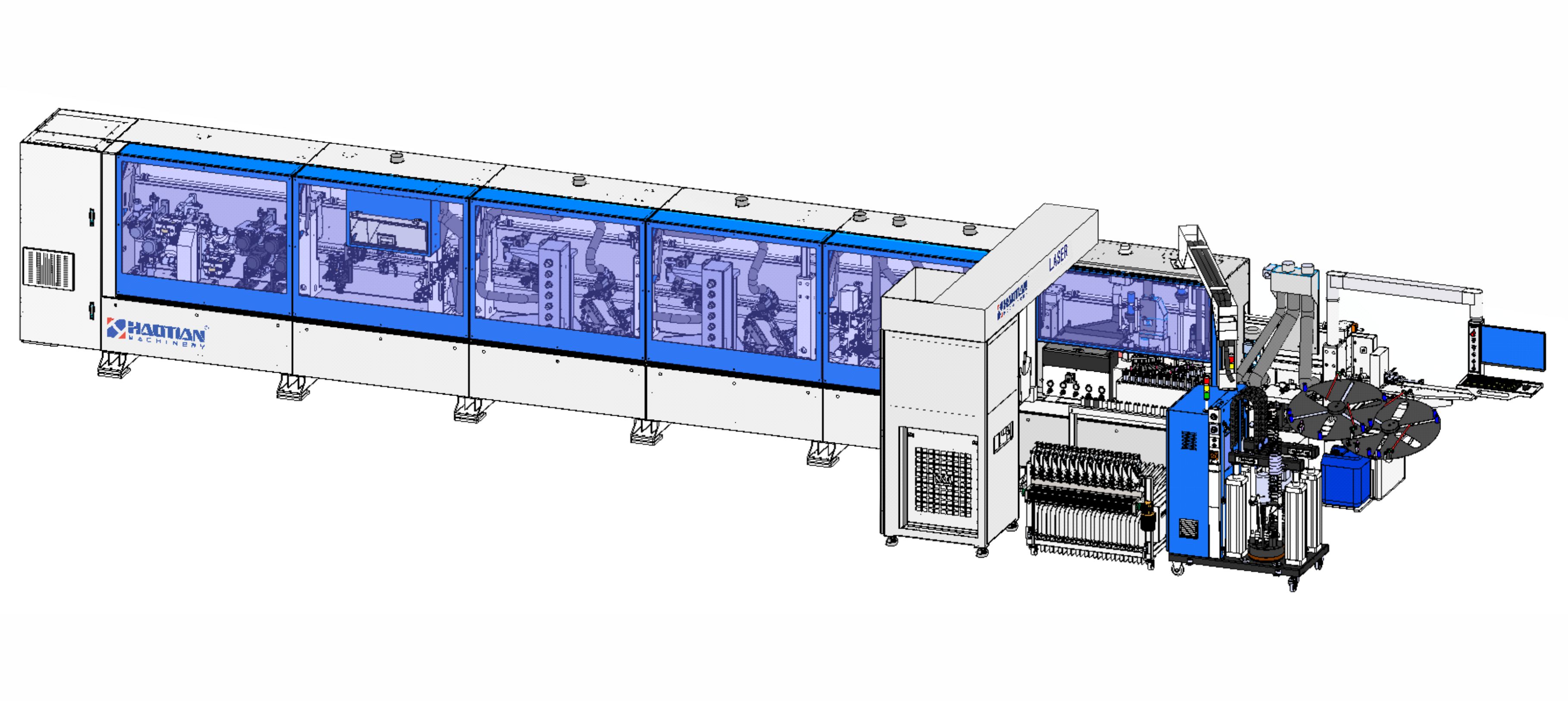 ECO-258H/12/14+L PUR2 LASER-X(激光和伺服單軸雙膠多色PUR 板件及封邊帶厚度自動(dòng)測(cè)量 伺服